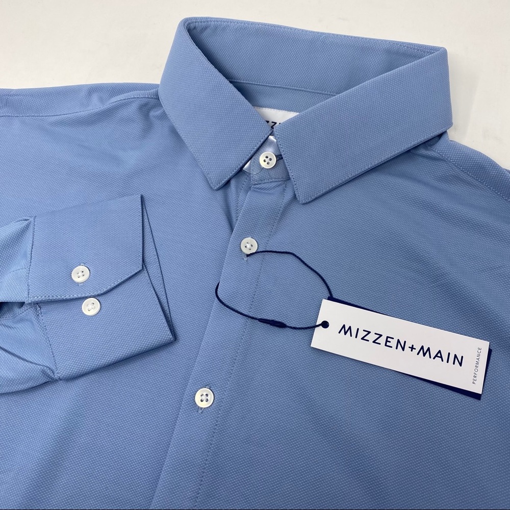 Mizzen + Main Bryant Trim Fit Long Sleeve Shirt